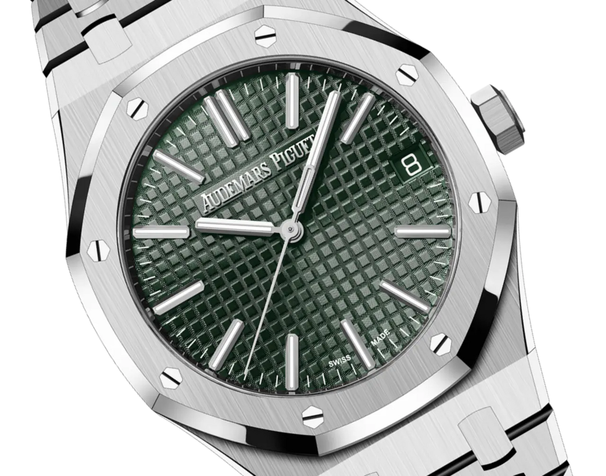 Audemars Piguet Royal Oak Watch 41mm Khaki Green Dial
