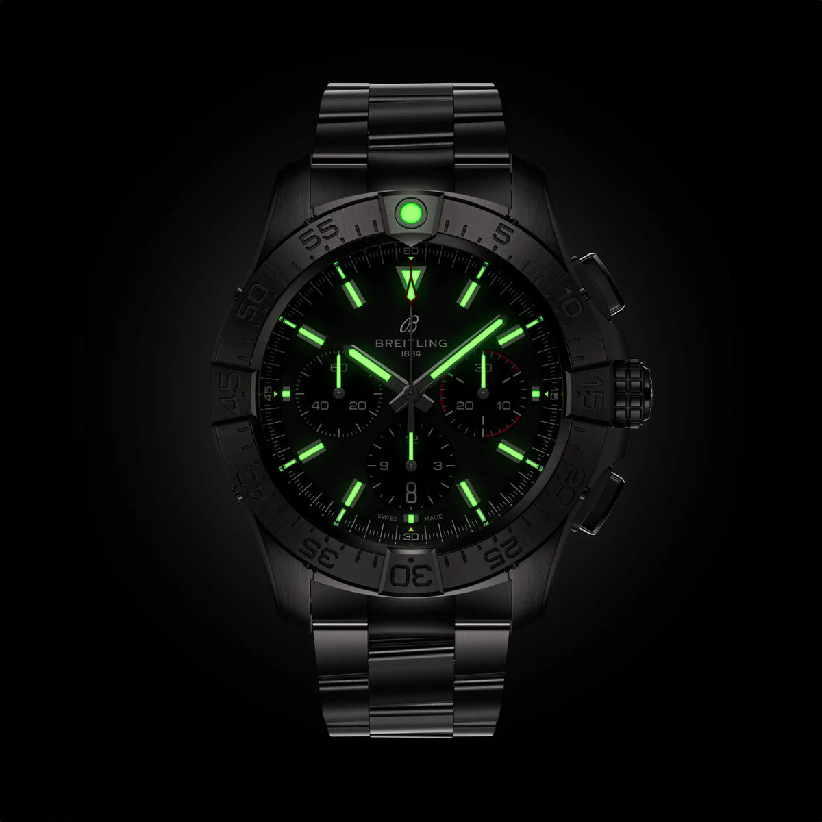 Breitling Avenger B01 Chronograph Watch 44mm AB0147101B1A1