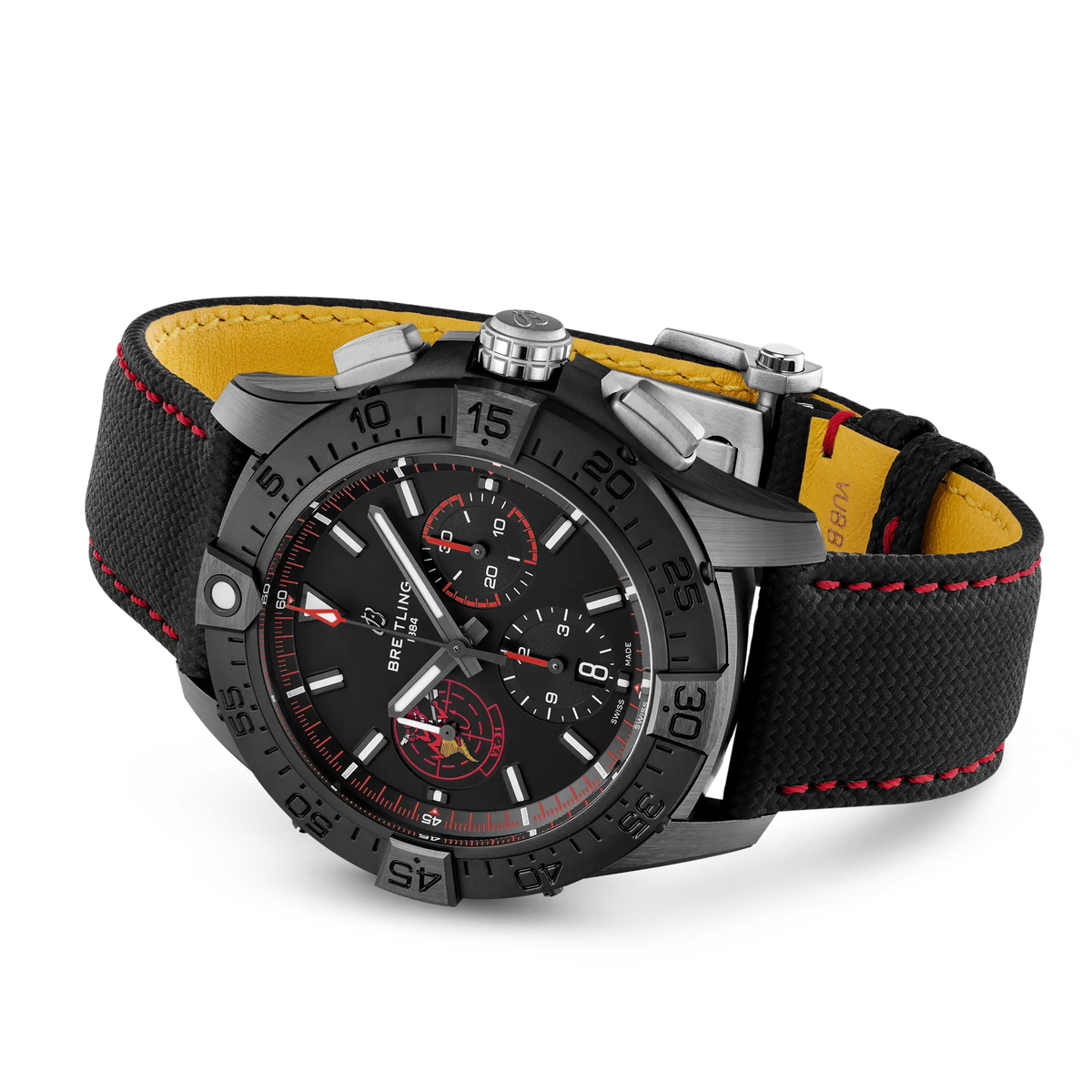 Breitling Avenger B01 Chronograph Watch 44mm SB01473A1B1X1