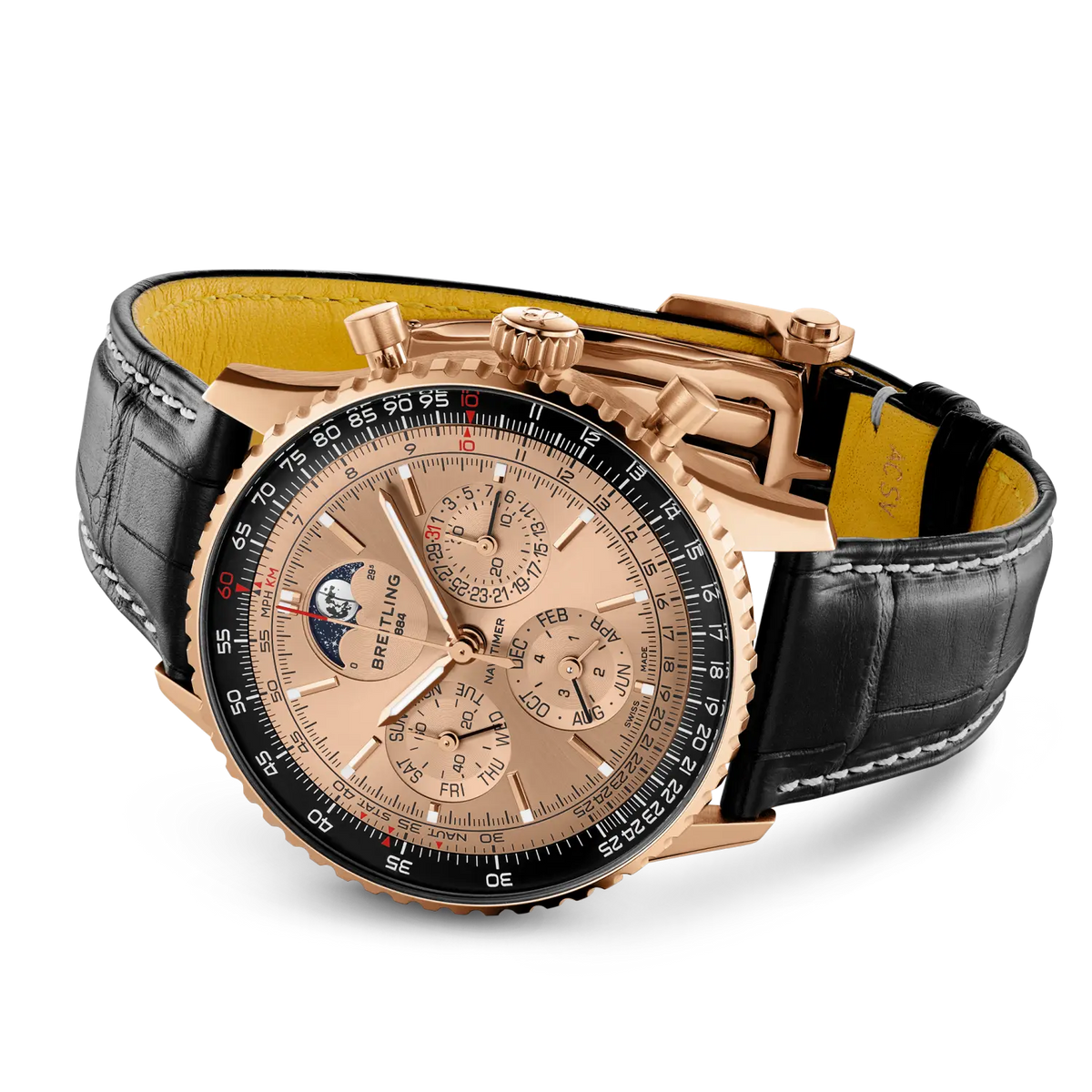 Breitling Navitimer B19 Chronograph Watch 43mm RB19101A1H1P1