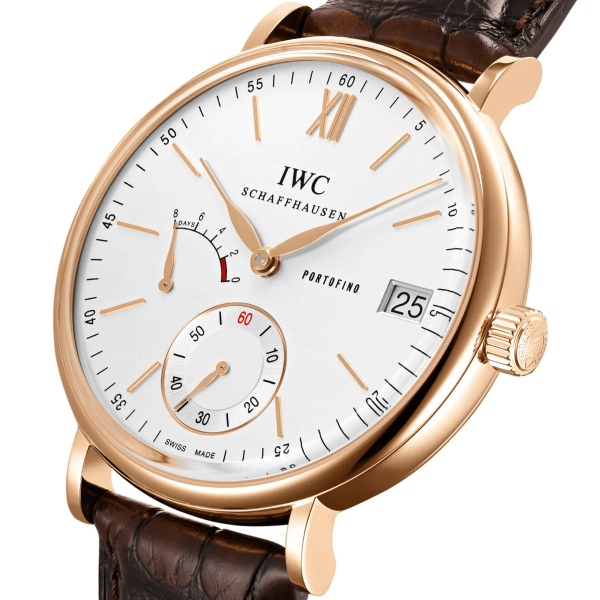 IWC Portofino Hand-Wound Eight Days Watch 45mm IW510107