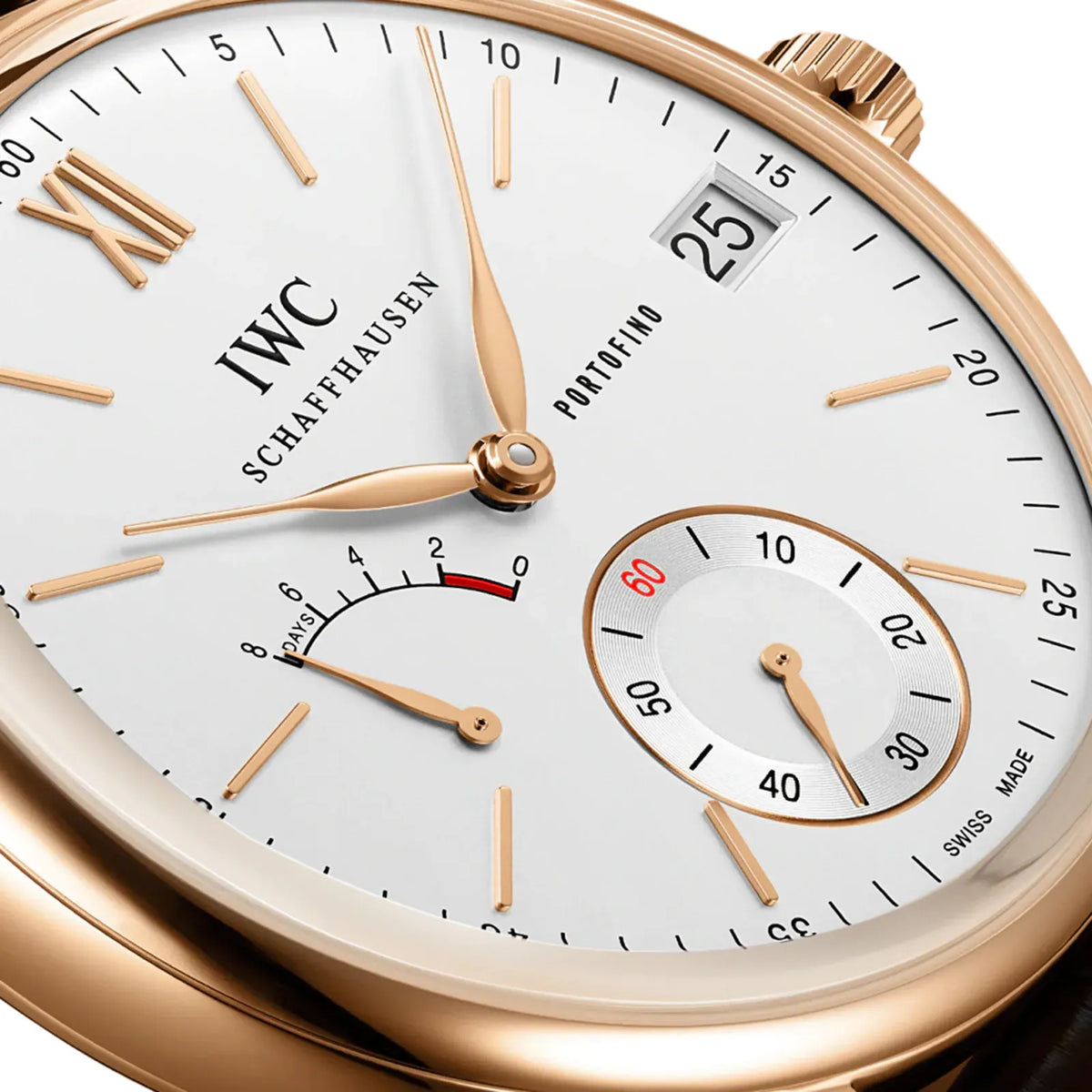 IWC Portofino Hand-Wound Eight Days Watch 45mm IW510107