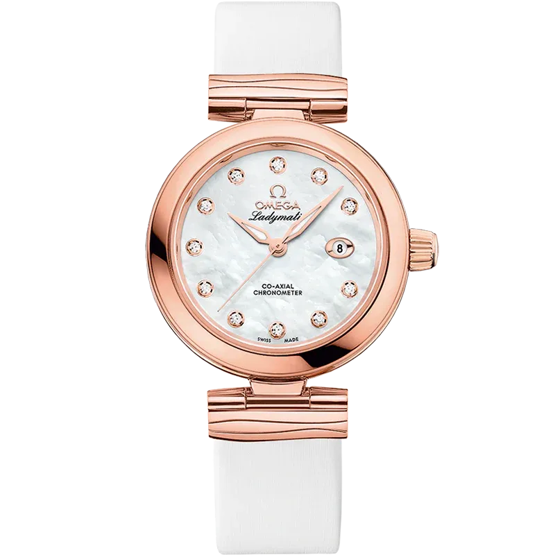 Omega De Ville Ladymatic Watch 34mm 425.67.34.20.55.008