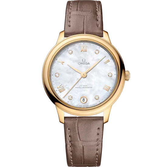 Omega De Ville Prestige Watch 34mm 434.53.34.20.55.002