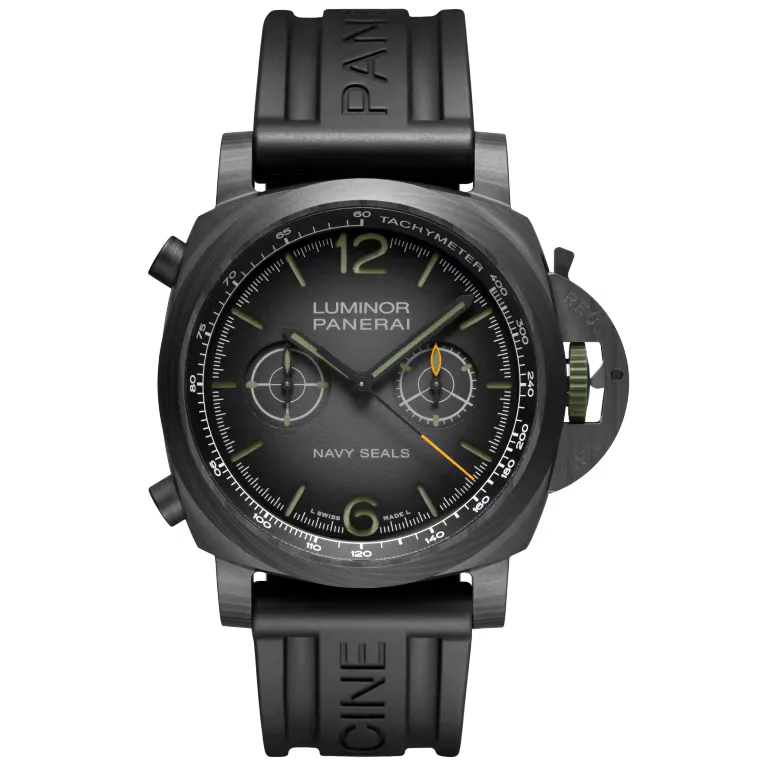 Panerai Luminor Chrono Carbotech Navy SEALs Watch 44mm PAM01419