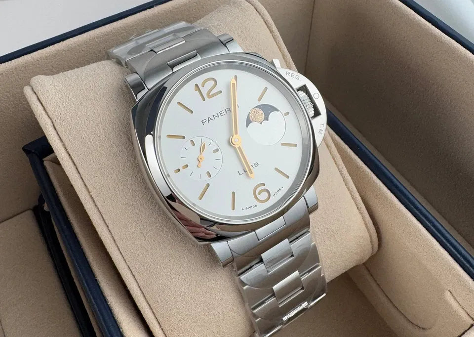 Panerai Luminor Due Luna Watch 38mm PAM01301
