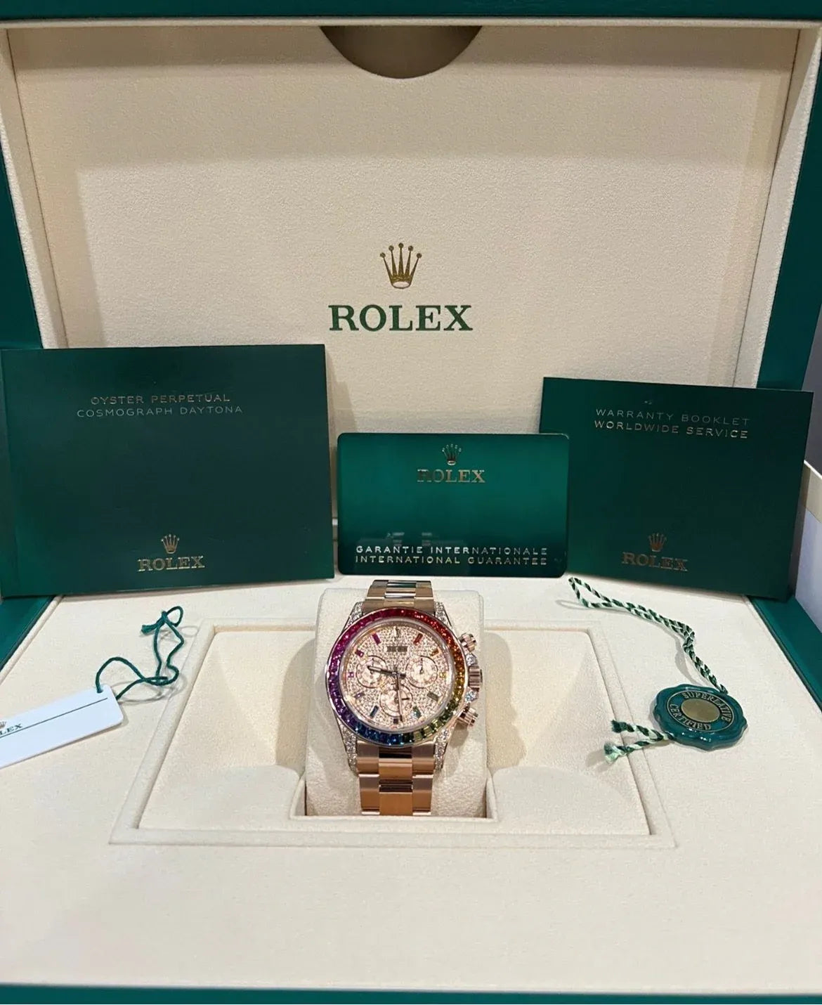Rolex Cosmograph Daytona Watch 40mm 116595RBOW