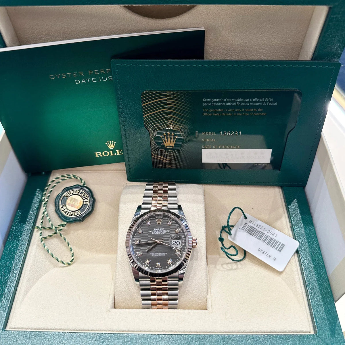 Rolex Datejust Watch 36mm 126231