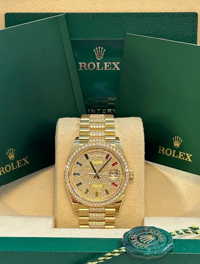 Rolex Day-Date 36 Watch 36mm M128348RBR-0031