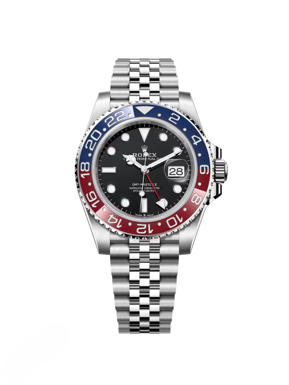 Rolex GMT-Master II Watch 40mm 126710blro-0001