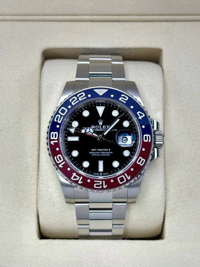 Rolex GMT-Master II Watch 40mm 126710blro-0002