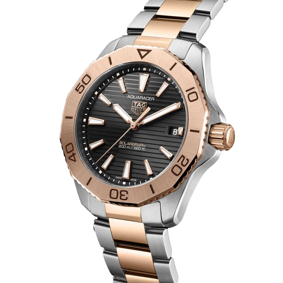 TAG Heuer Aquaracer Professional 200 Solargraph Watch 40mm WBP1121.BB0003