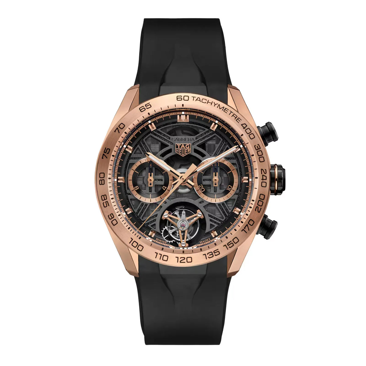 TAG Heuer Carrera Chronograph Tourbillon Watch 44mm CBU5050.FT6273