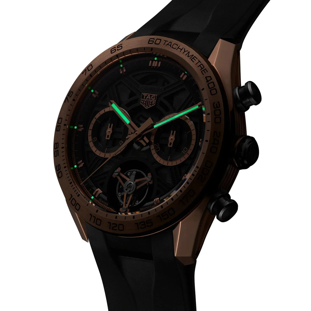 TAG Heuer Carrera Chronograph Tourbillon Watch 44mm CBU5050.FT6273