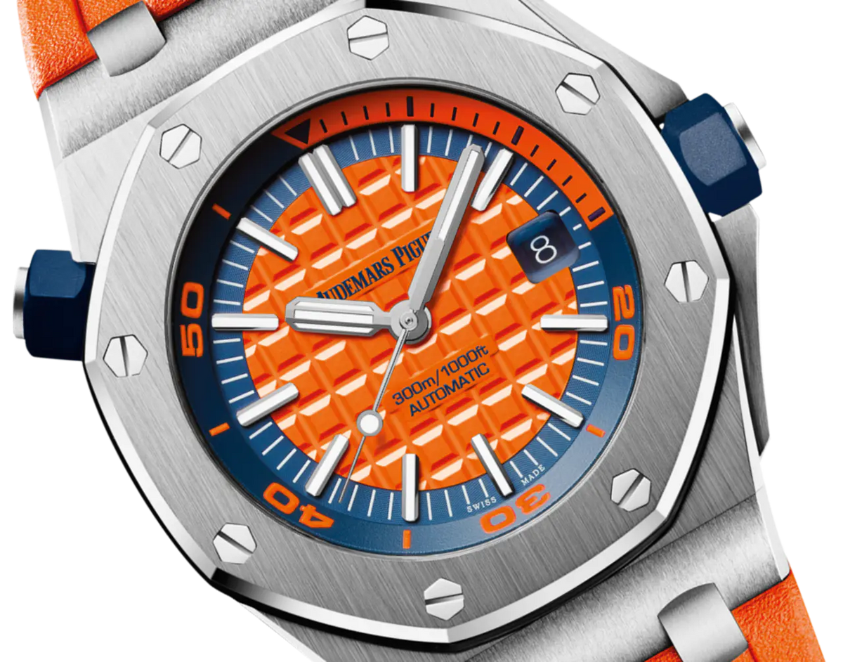 Audemars Piguet Offshore Diver Orange Dial Watch 42mm 15710ST.OO.A070CA.01