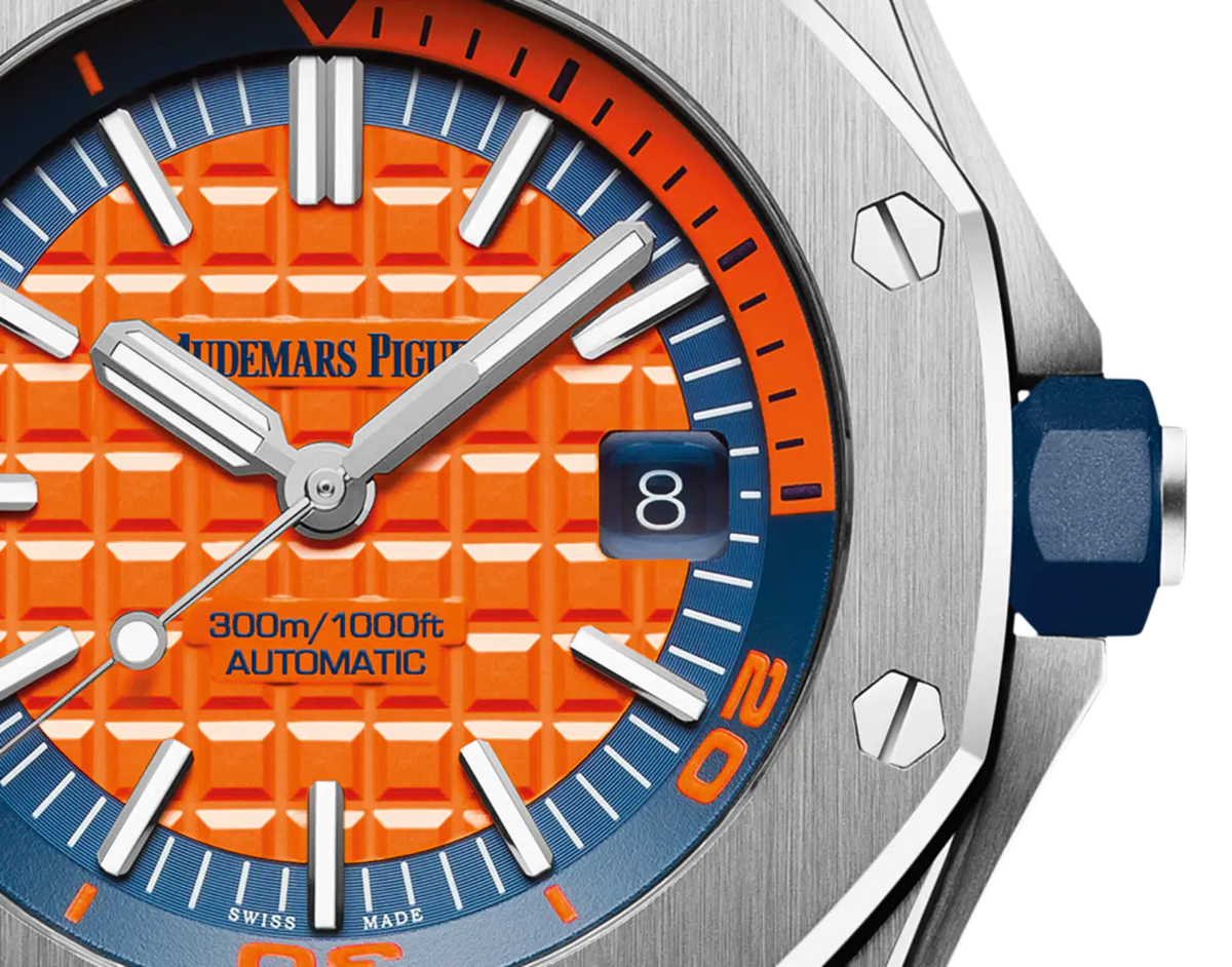 Audemars Piguet Offshore Diver Orange Dial Watch 42mm 15710ST.OO.A070CA.01