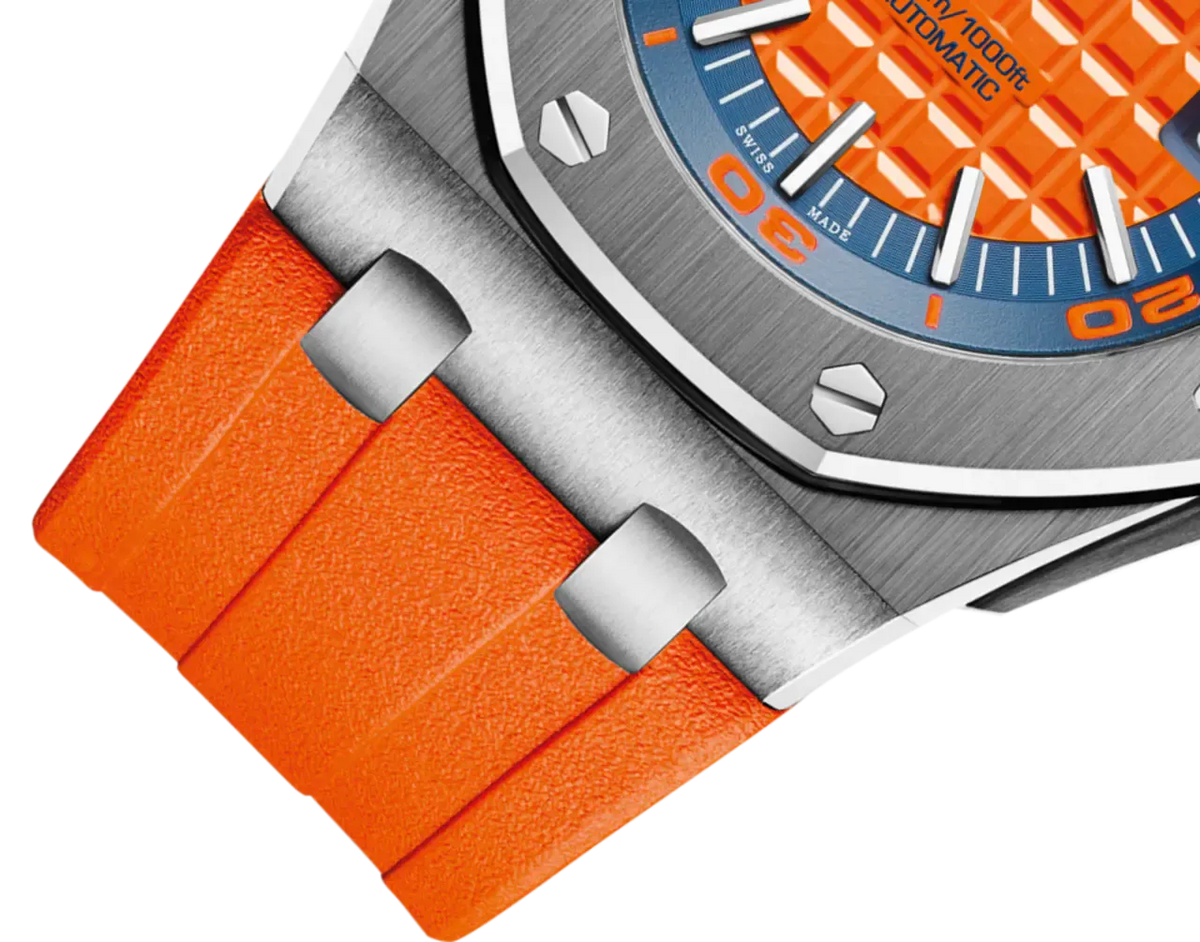 Audemars Piguet Offshore Diver Orange Dial Watch 42mm 15710ST.OO.A070CA.01