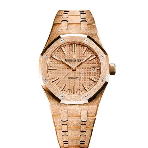 Audemars Piguet Royal Oak Frosted Gold Watch 37mm 15454OR.GG.1259OR.03