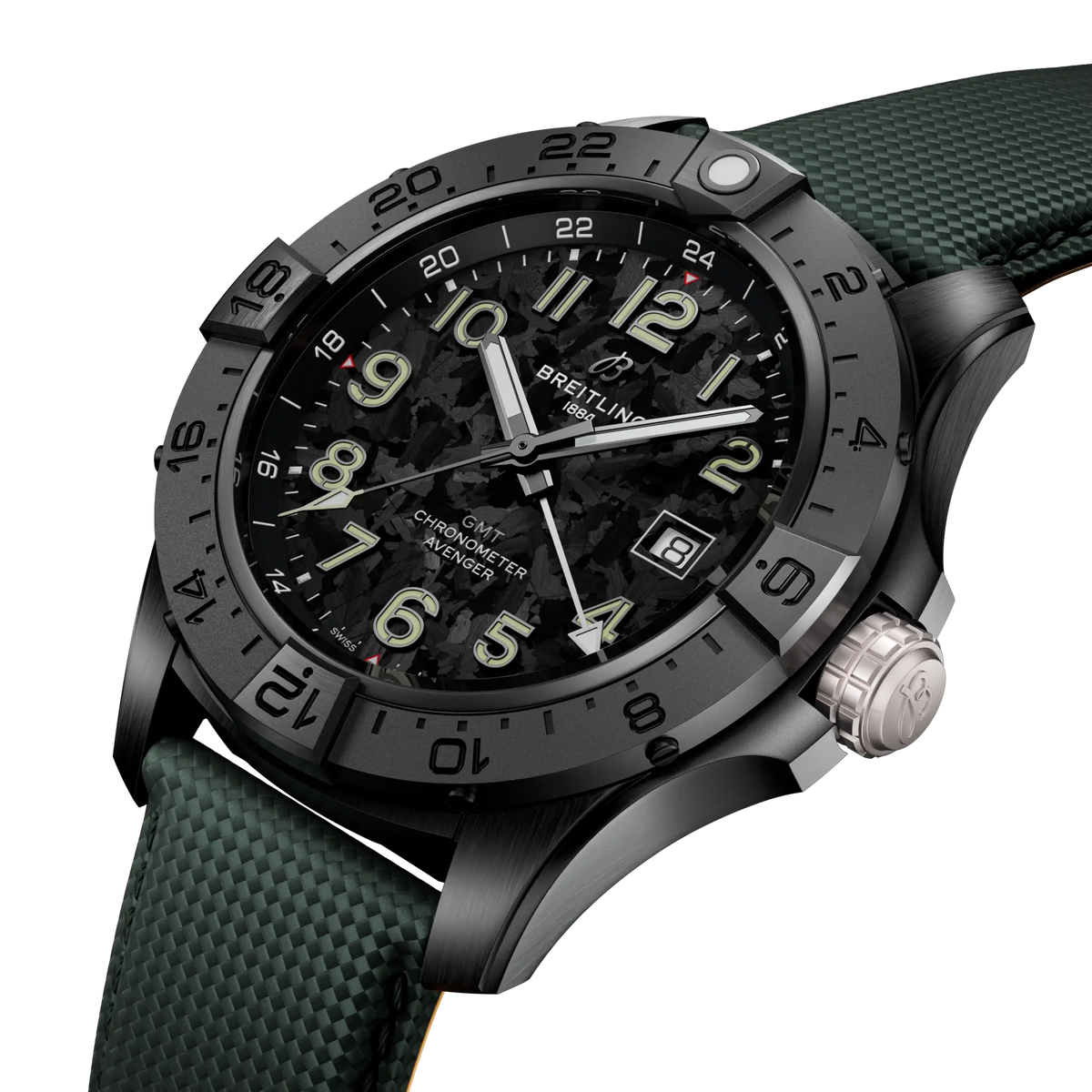 Breitling Avenger Automatic GMT Night Mission Watch 44mm S32320101B1X1