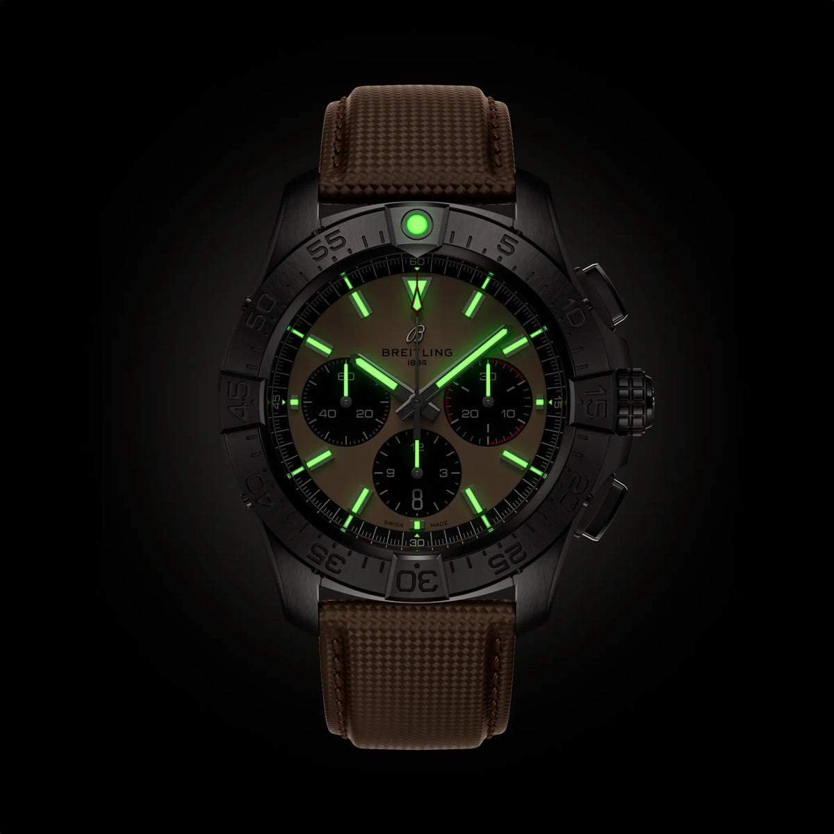 Breitling Avenger B01 Chronograph Watch 44mm AB0147101A1X1