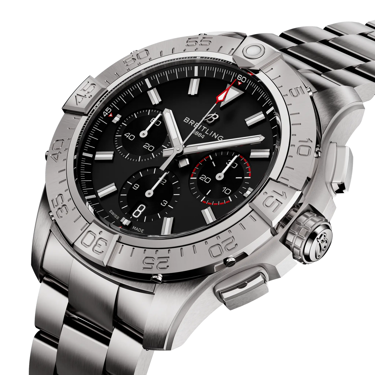 Breitling Avenger B01 Chronograph Watch 44mm AB0147101B1A1