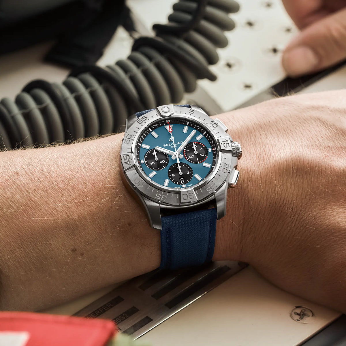 Breitling Avenger B01 Chronograph Watch 44mm AB0147101C1X1