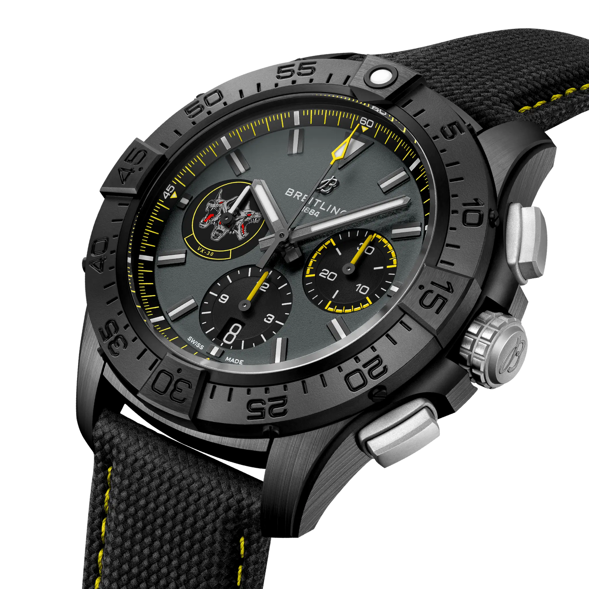 Breitling Avenger B01 Chronograph Watch 44mm SB01472A1B1X1