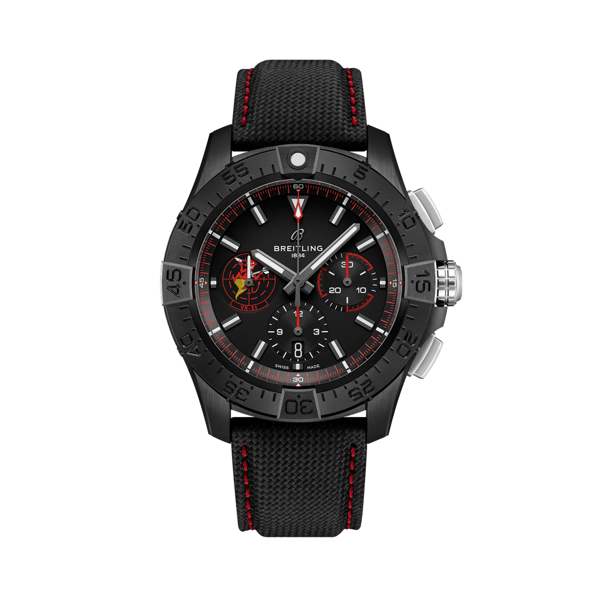 Breitling Avenger B01 Chronograph Watch 44mm SB01473A1B1X1