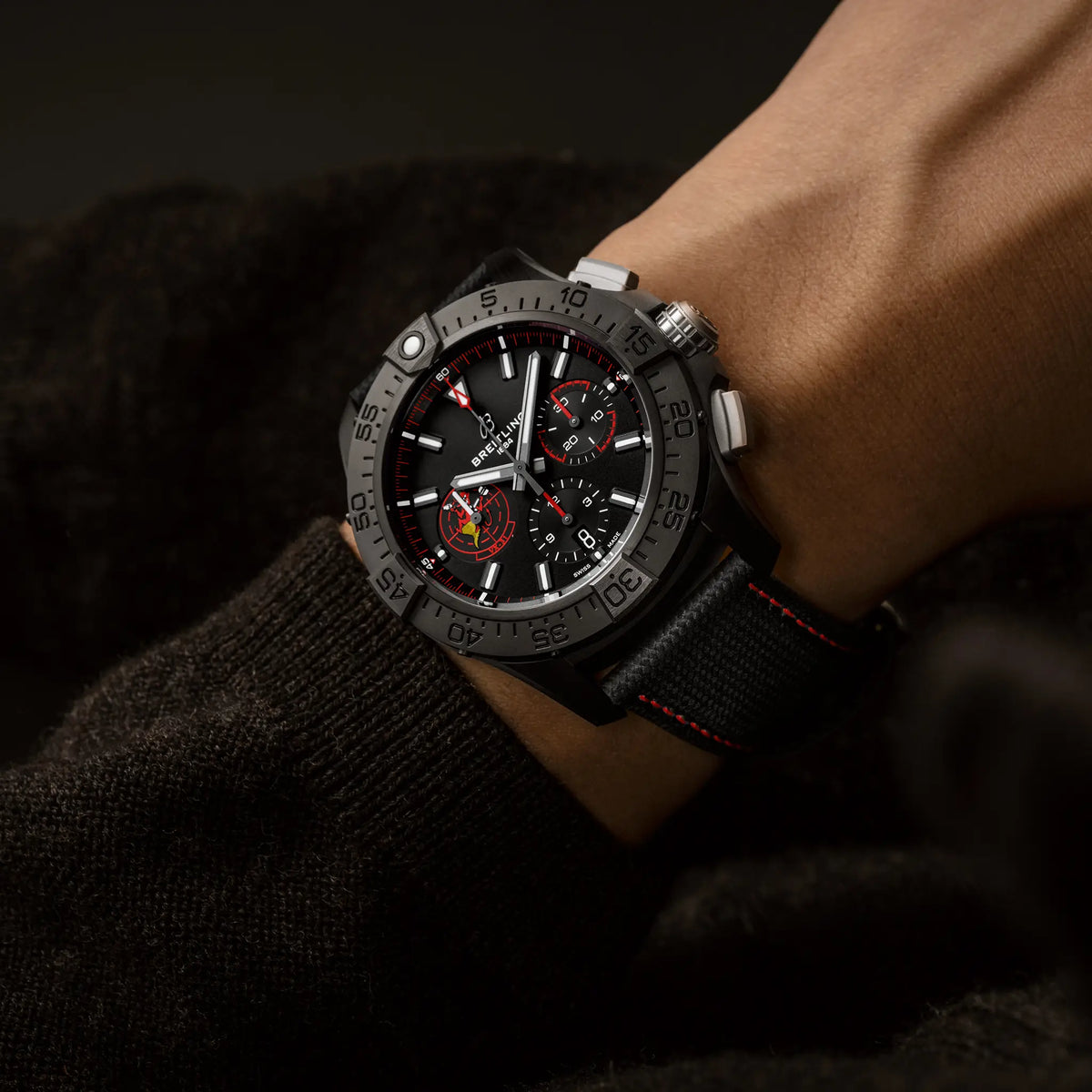 Breitling Avenger B01 Chronograph Watch 44mm SB01473A1B1X1