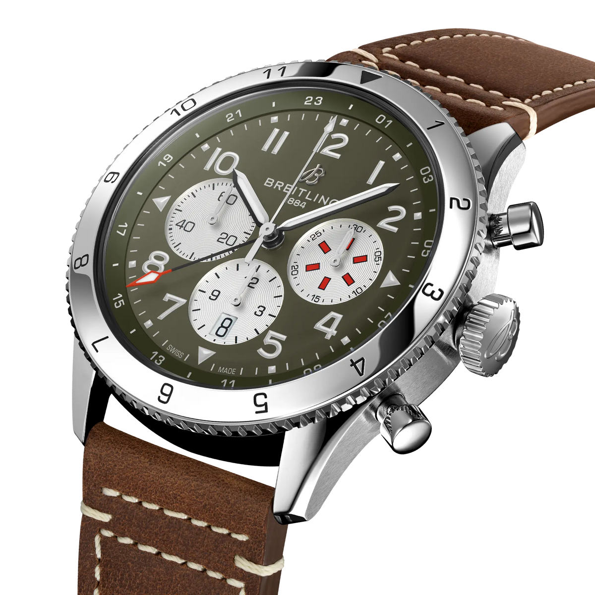 Breitling Aviator Super Avi B04 Watch 46mm AB04452A1L1X1