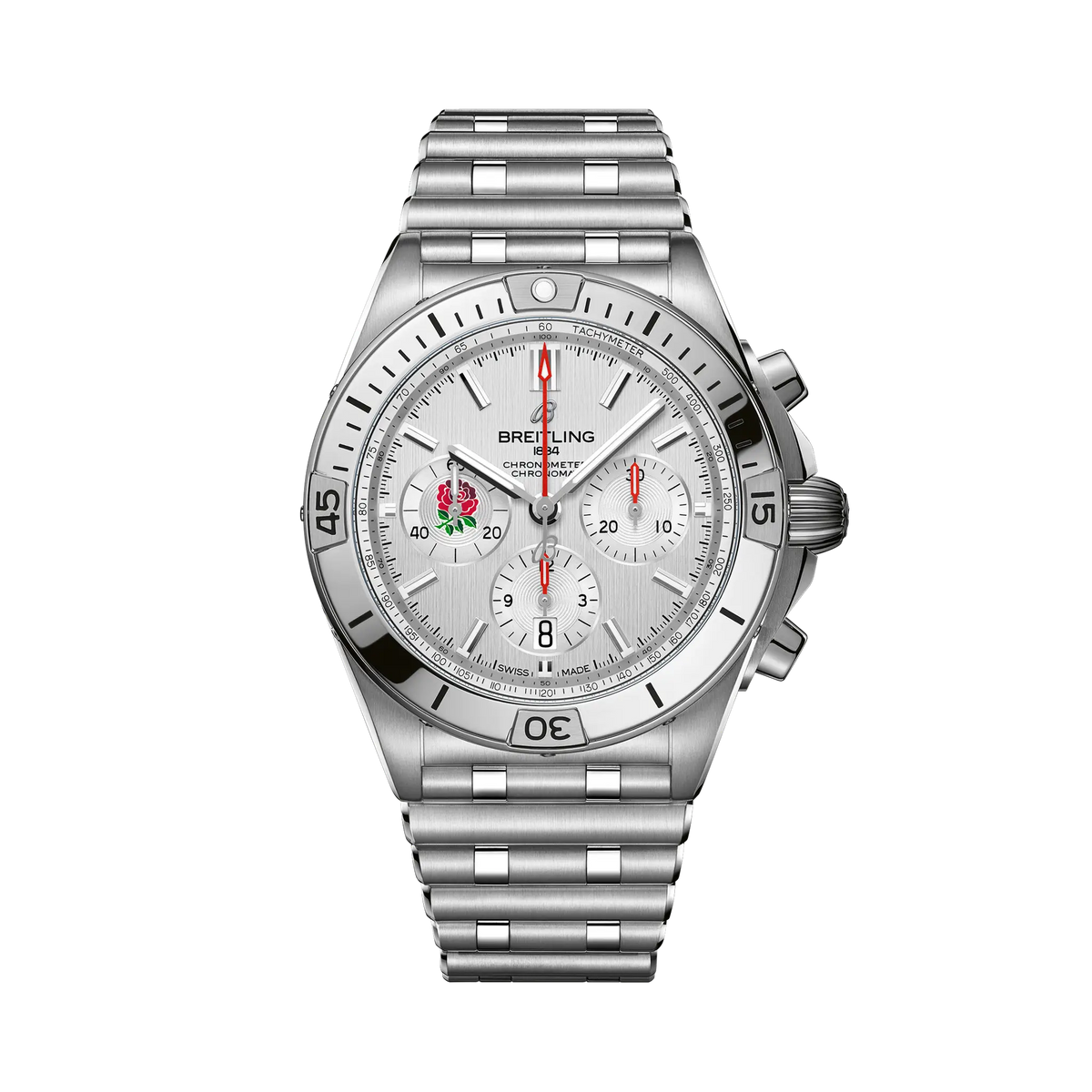 Breitling Chronomat B01 Six Nations England Watch 42mm AB0134A71A1A1