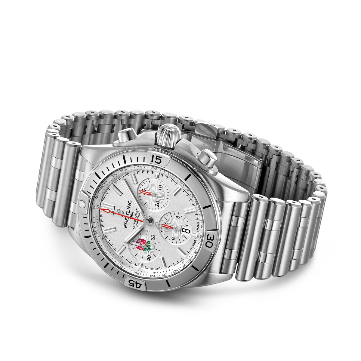 Breitling Chronomat B01 Six Nations England Watch 42mm AB0134A71A1A1