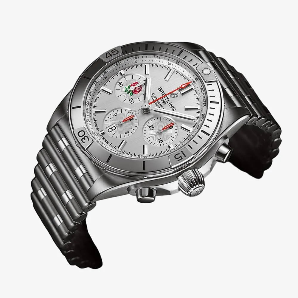Breitling Chronomat B01 Six Nations England Watch 42mm AB0134A71A1A1
