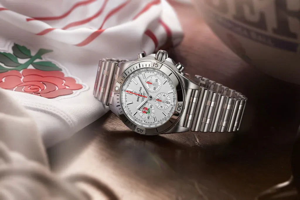 Breitling Chronomat B01 Six Nations England Watch 42mm AB0134A71A1A1