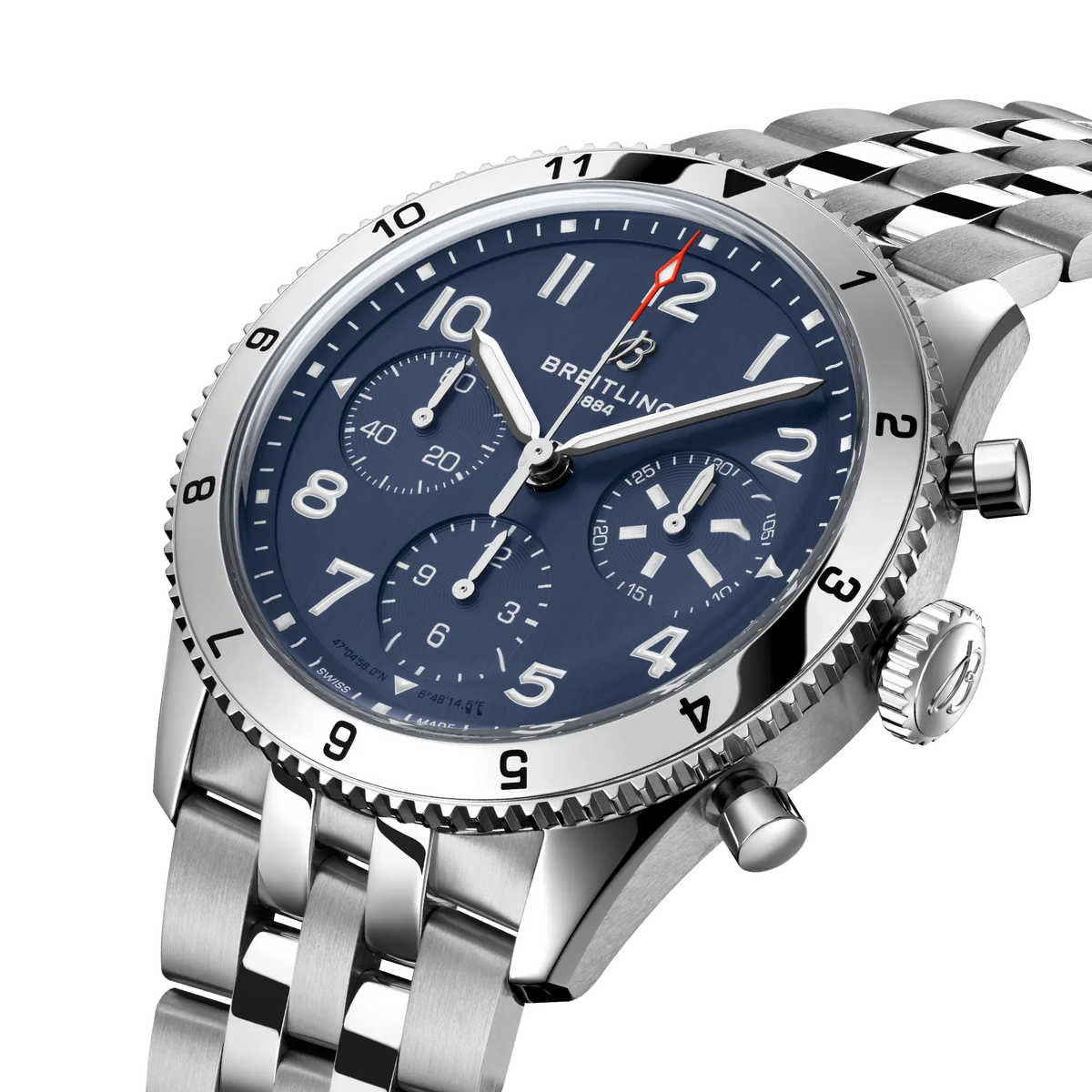 Breitling Classic AVI Chronograph Watch 42mm A233801A1C1A1