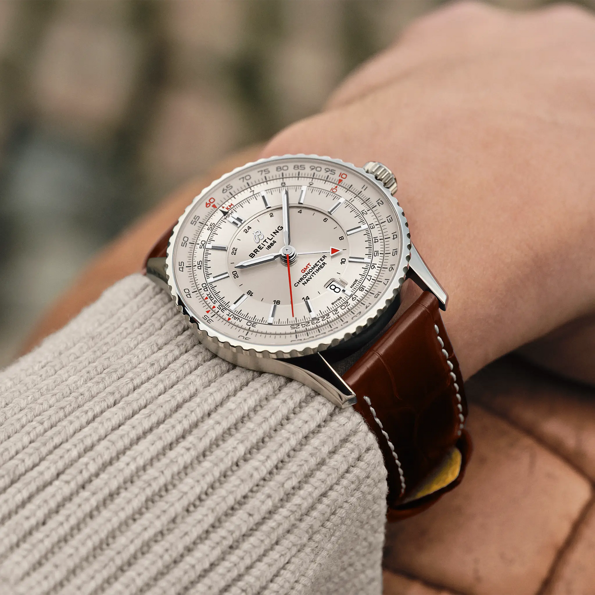 Breitling Navitimer Automatic GMT Watch 41mm A32310211G1P1
