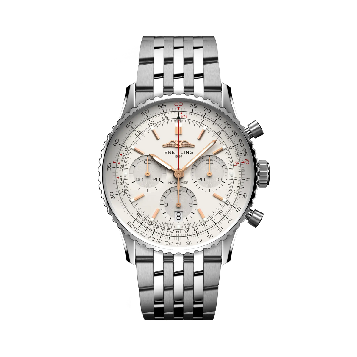 Breitling Navitimer B01 Chronograph Watch 41mm AB0139211G1A1