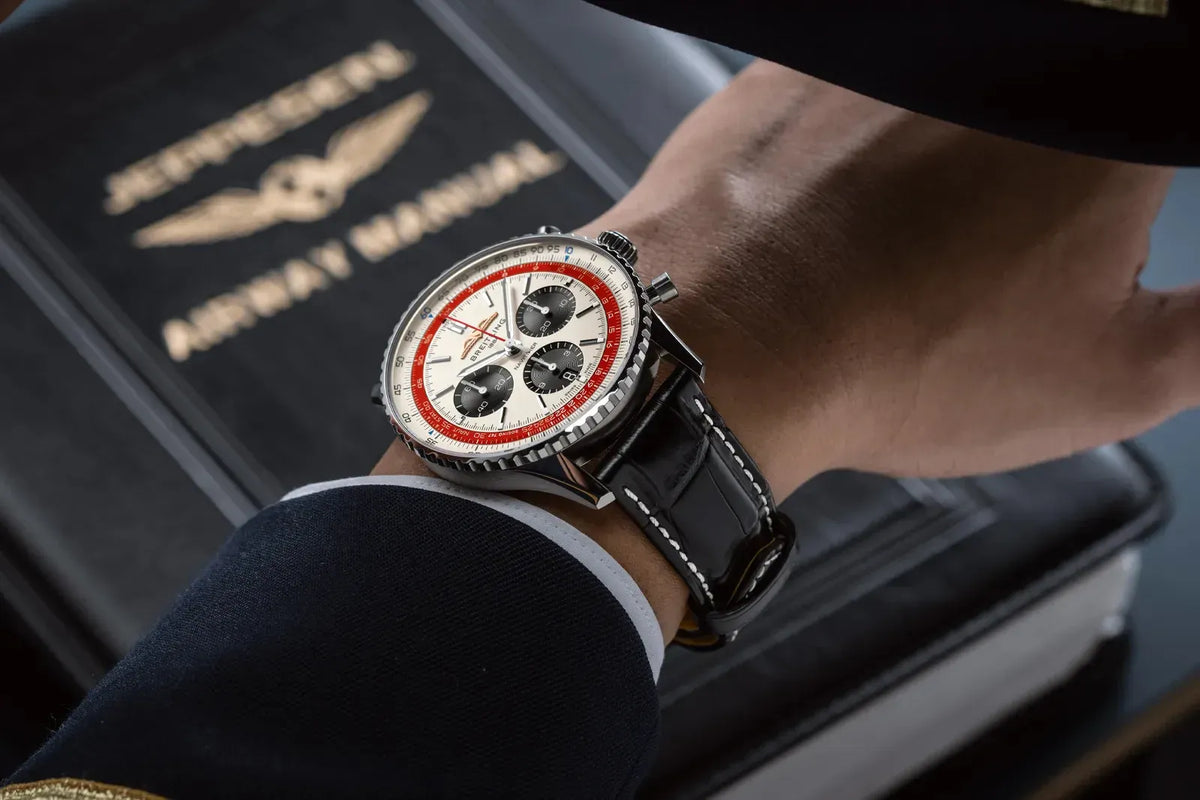 Breitling Navitimer B01 Chronograph Watch 43mm AB01383B1G1A1