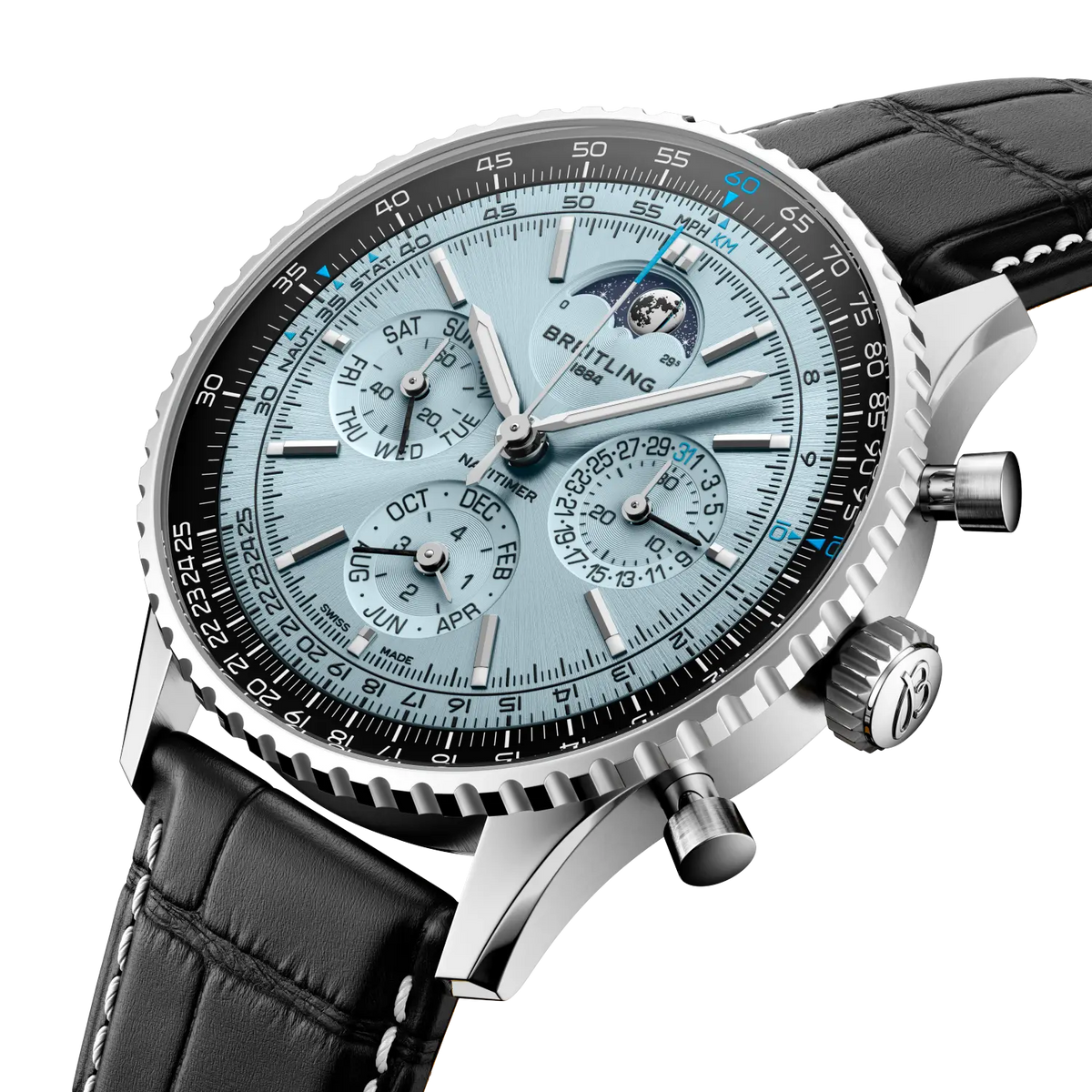 Breitling Navitimer B19 Chronograph Watch 43mm PB1920251C1P1