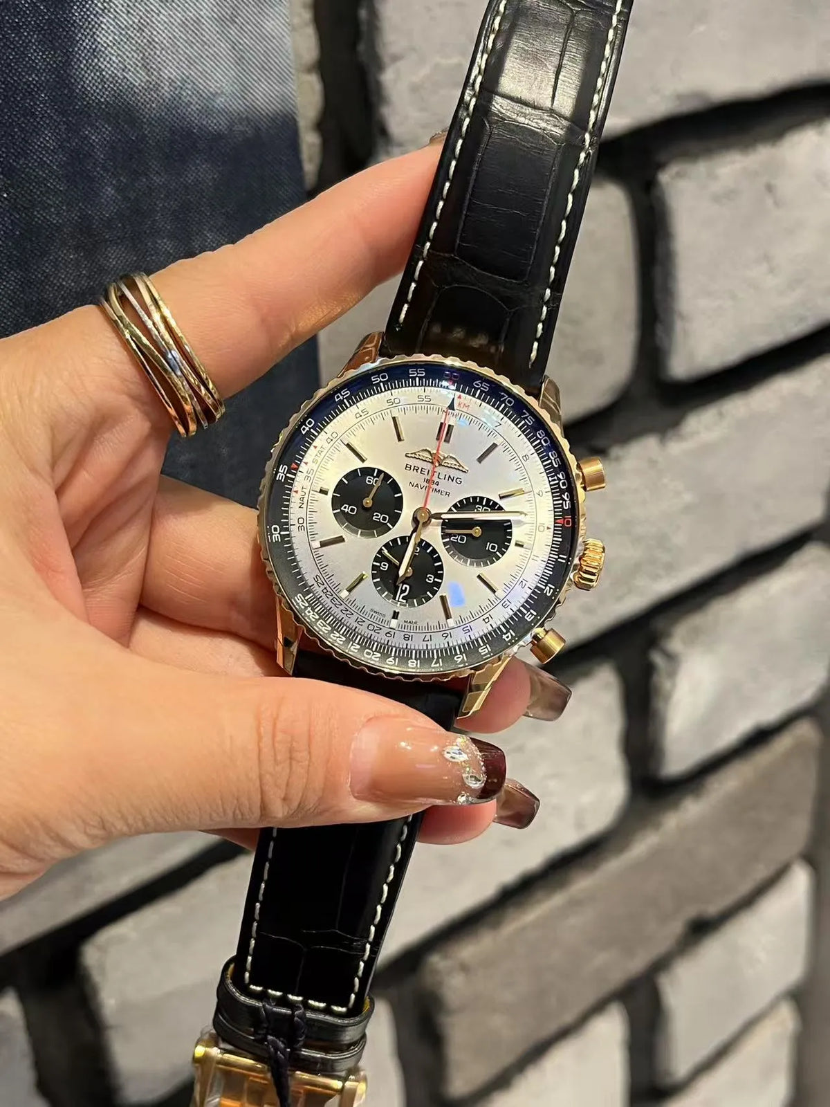 Breitling Navitimer Gold B01 Watch