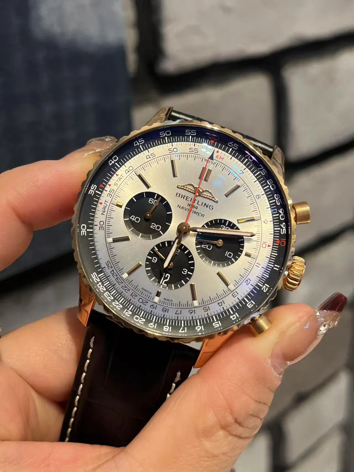 Breitling Navitimer Gold B01 Watch
