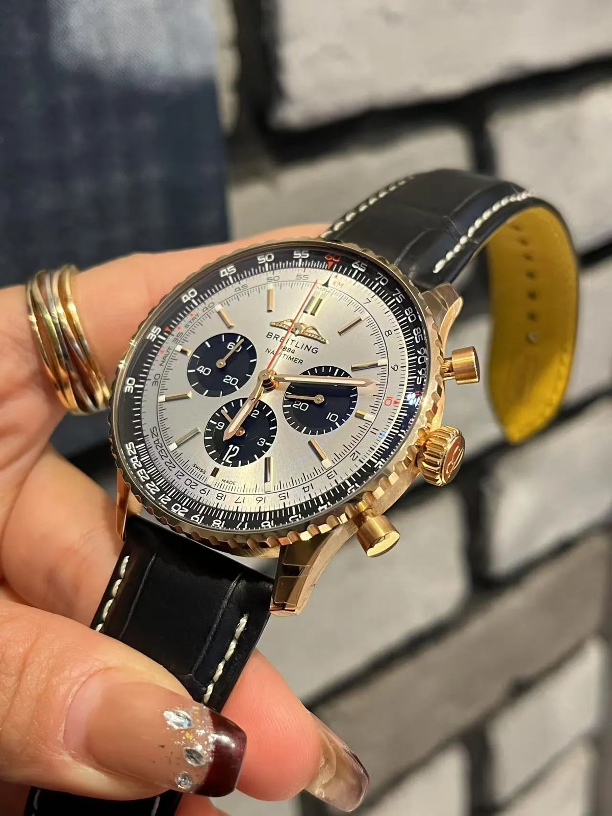 Breitling Navitimer Gold B01 Watch