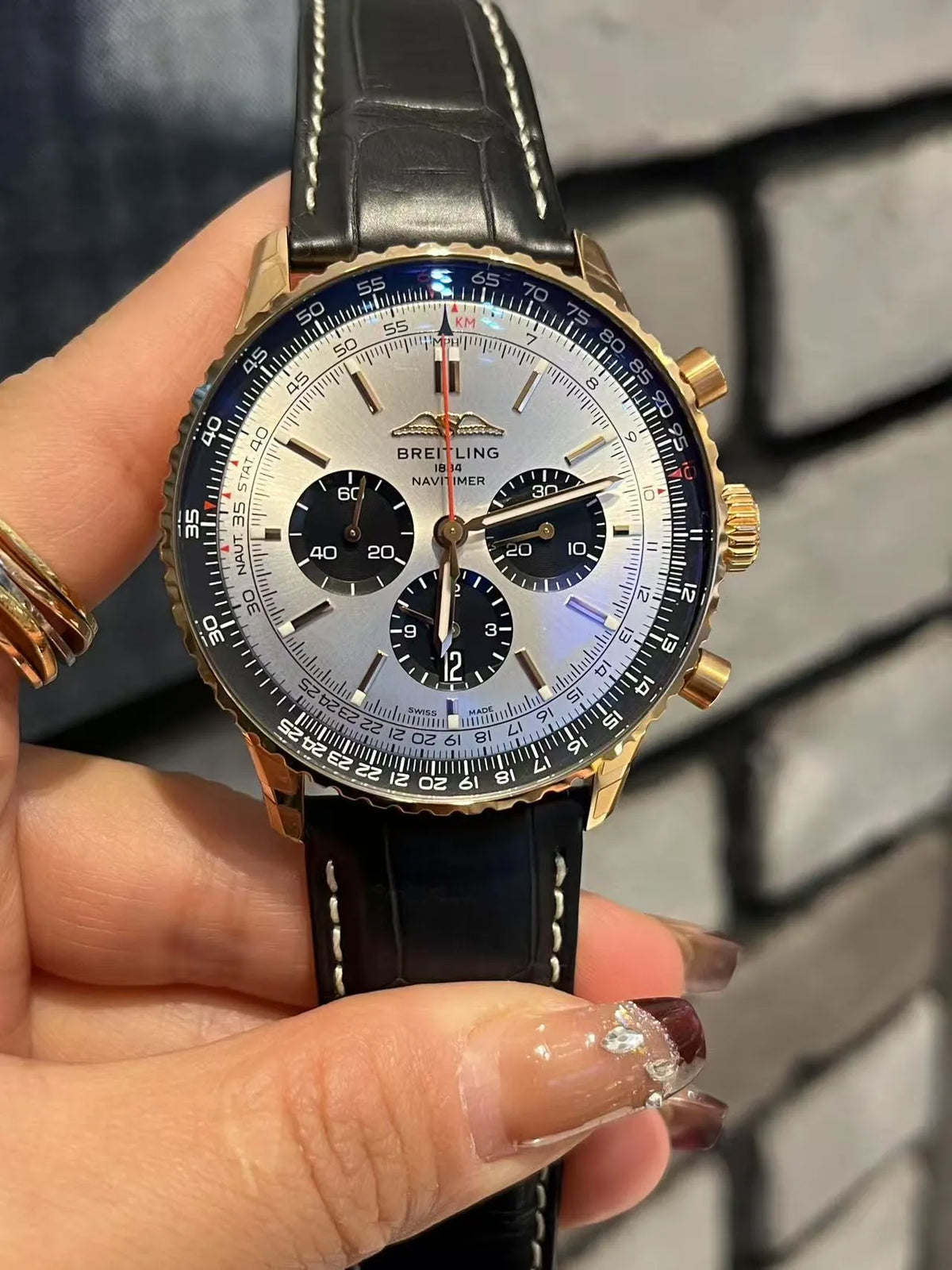 Breitling Navitimer Gold B01 Watch