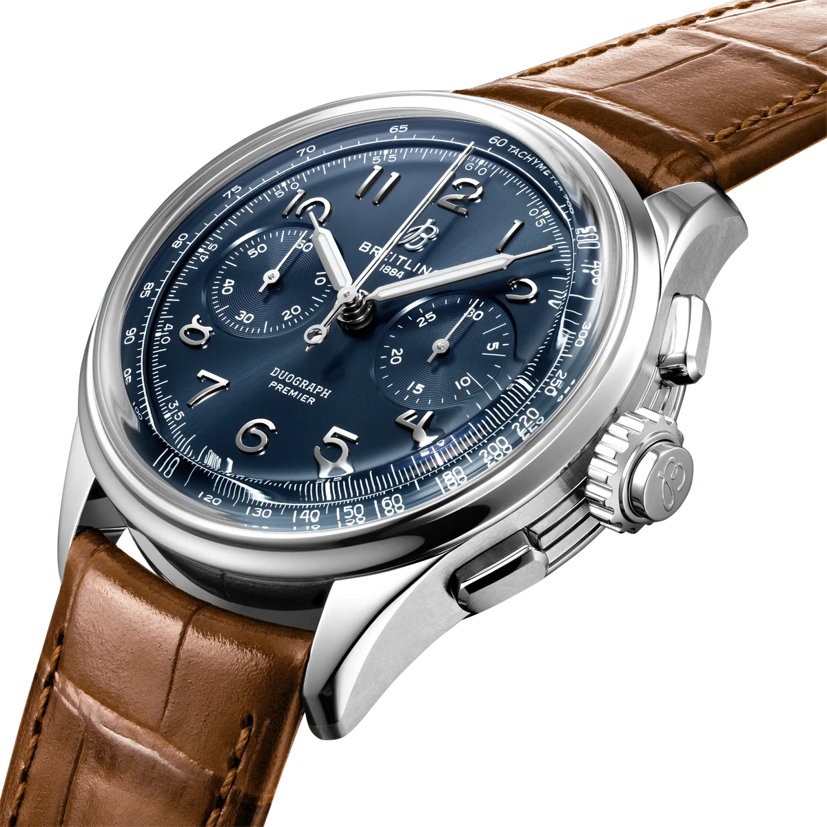Breitling Premier B15 Duograph Watch 42mm AB1510171C1P1