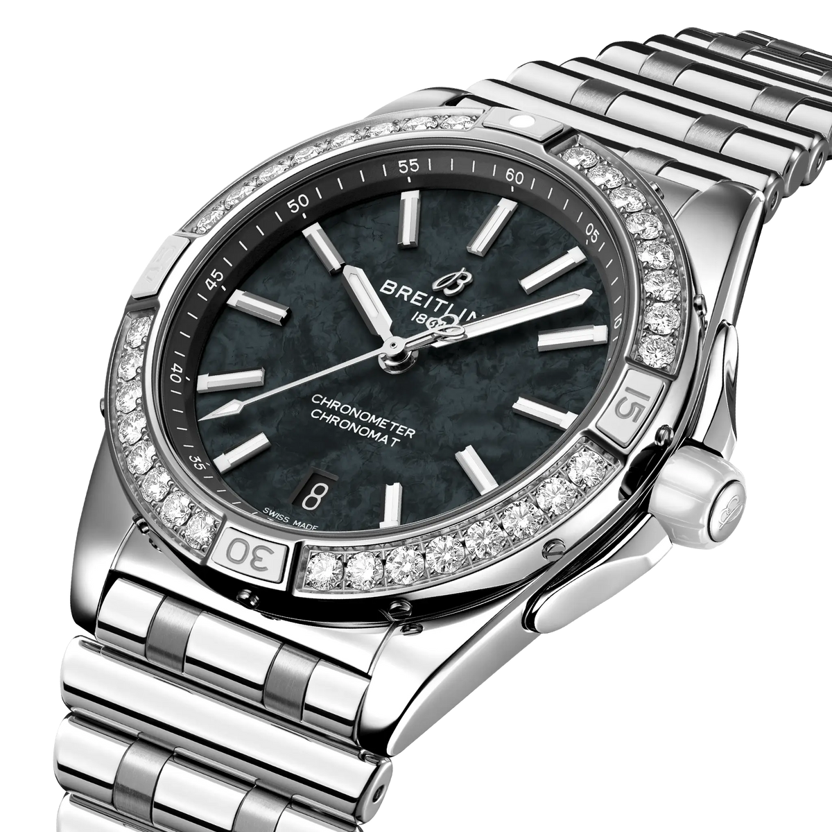 Breitling Super Chronomat Automatic Watch 38mm A173561A1B1A1