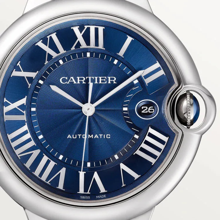 Cartier Ballon Bleu Blue Dial Watch 42mm