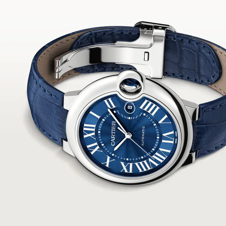 Cartier Ballon Bleu Blue Dial Watch 42mm