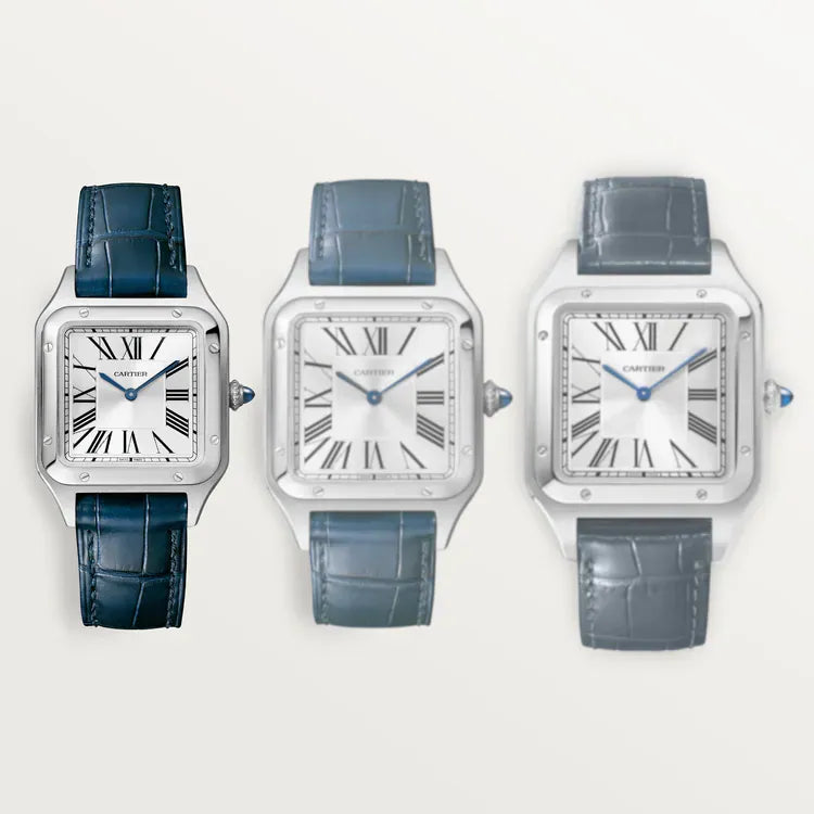 Cartier Santos-Dumont Watch 36mm Blue