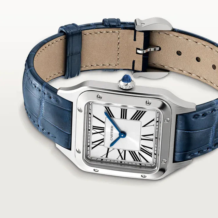 Cartier Santos-Dumont Watch 36mm Blue