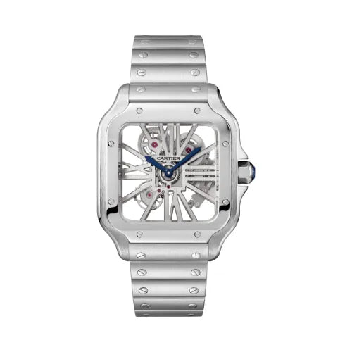 Cartier Santos Skeleton Watch Set